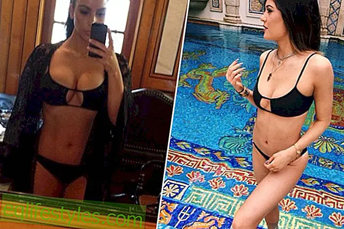 Kim Kardashian borrows bikini from Kylie Jenner