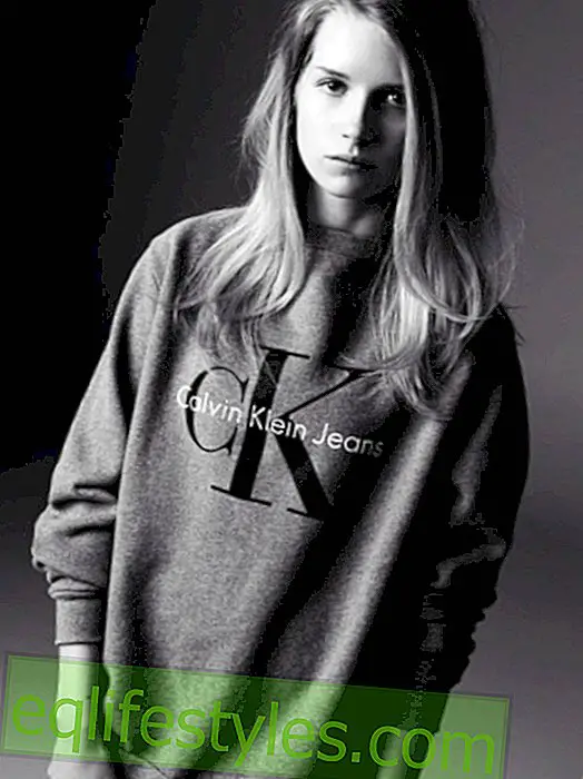 Lottie Moss сега модели за Calvin Klein