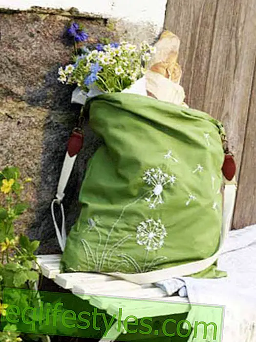 Sewing bag: Instructions Dandelion bag