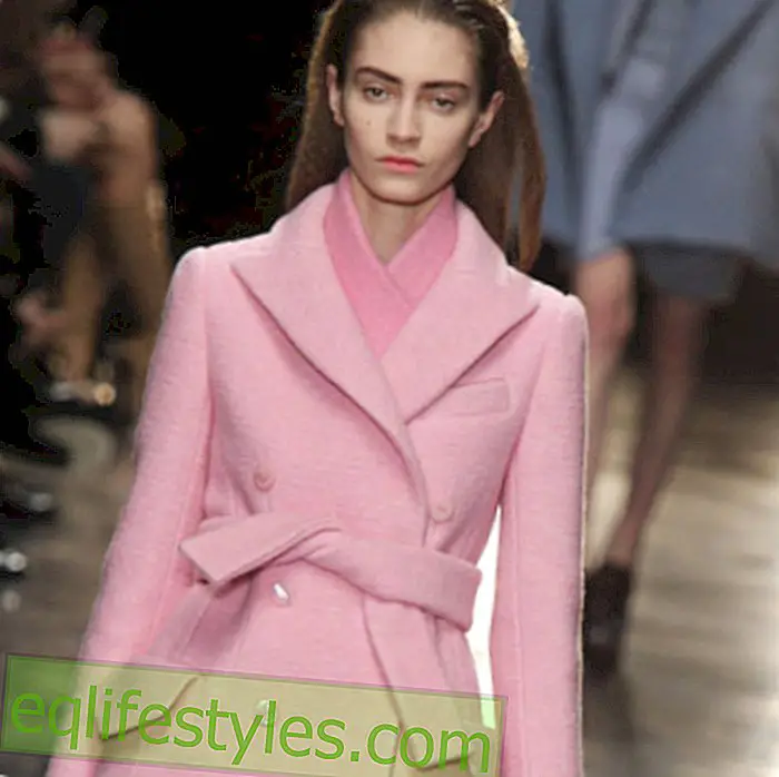 Tender pastel is also trend in autumn and winter