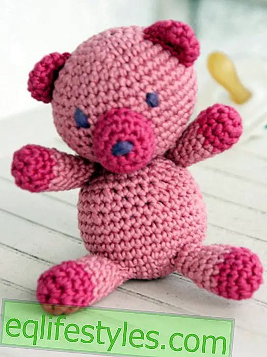 Free knitting instructions for a teddy bear