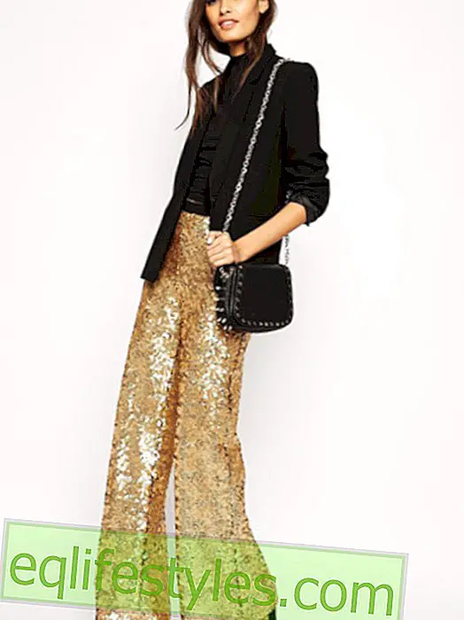 Sequined pants: 7 cool models not just for celebrating