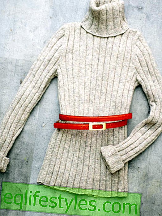 Fashion - Knit turtleneck sweater - how it works!