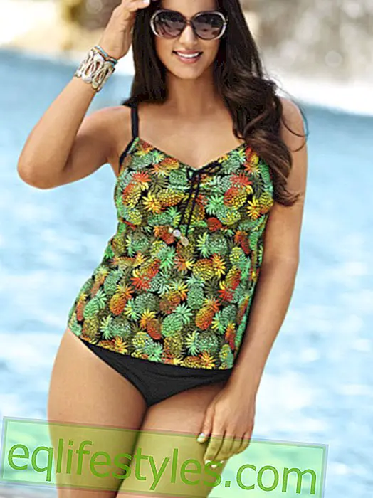 Fashion - A tankini for the beach: conceal your stomach easily