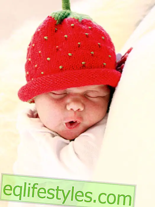 Il suffit de tricoter un joli bonnet pour bébé