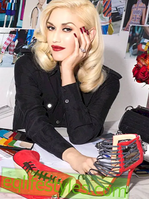 Gwen Stefani with own shoe collection