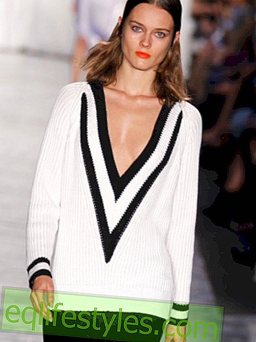 мода - Дизайнерските тенденции благоприятно подрязани: пуловер с V-образно деколте от Rag & Bone