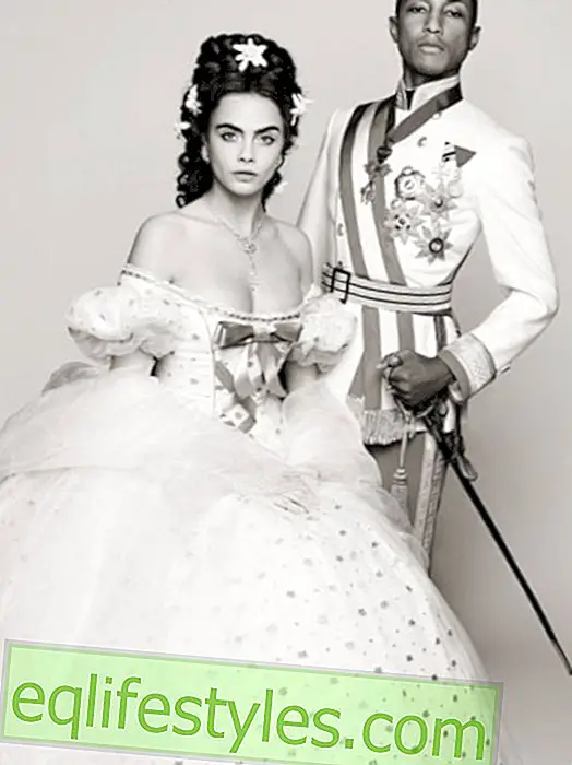 Cara Delevingne & Pharrell Williams make Sissi & Franz for Chanel