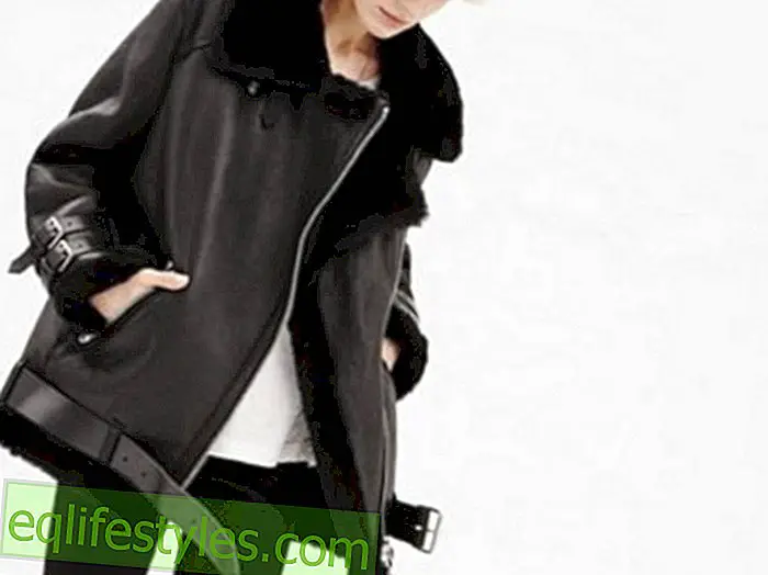 Shearling TrendSooo cuddly: These fake leather jackets with fur can also be worn in winter!