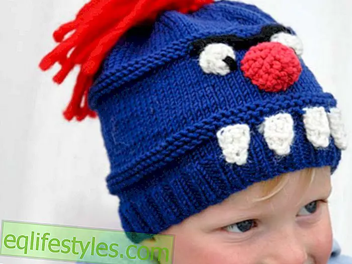 мода - Tina WeekendSweet детска шапка: модел за плетене за капачка на чудовище