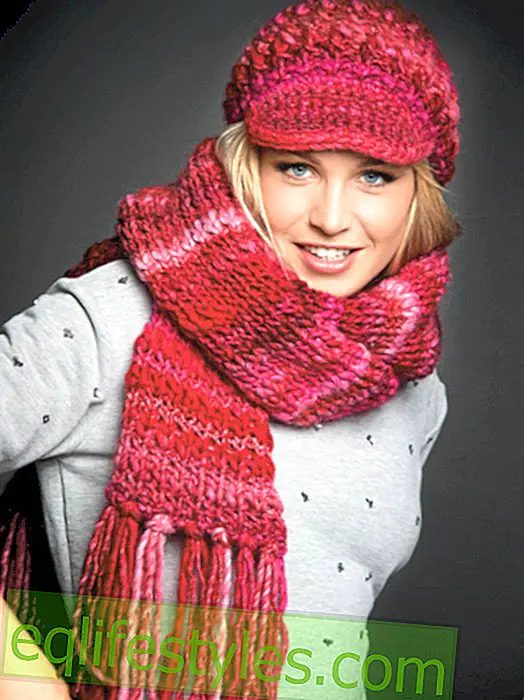 DIY tip: Instructions for hat and scarf