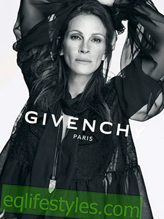 mote - Julia Roberts modellerer for Givenchy!
