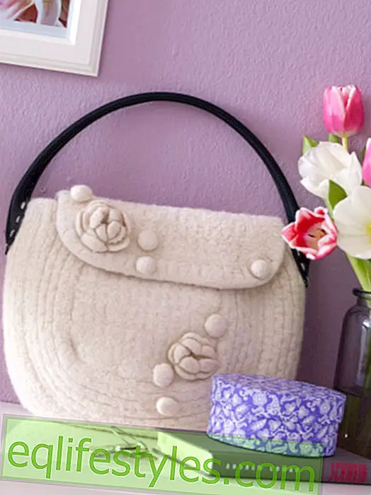 Knitting instructions: Make a handbag yourself