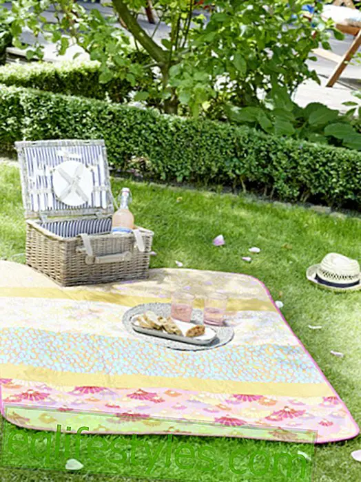 How to sew a picnic blanket