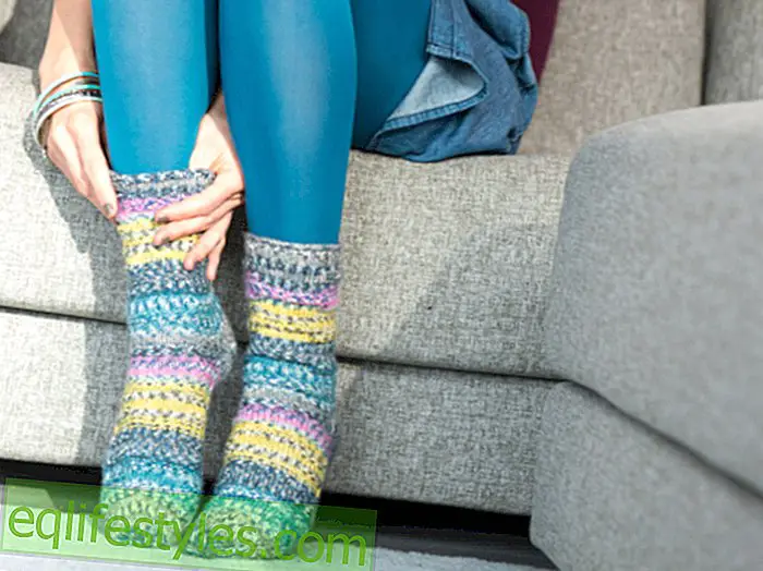 mode - Comment tricoter Comment tricoter des chaussettes à rayures douces