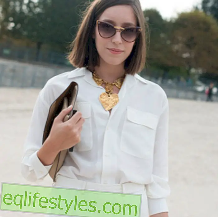 White blouse: how to combine the classic