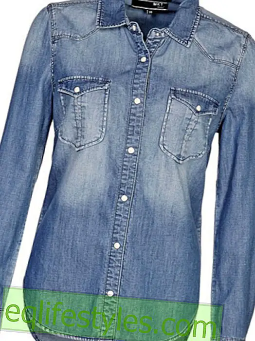 Per abbinare correttamente la camicia di jeans: 1 parte - 4 acconciature
