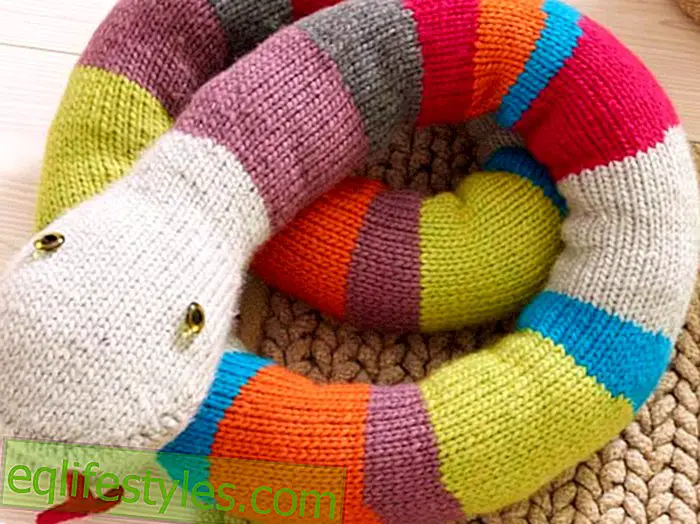 Instructions de tricotage Instructions de tricotage pour un serpent en peluche