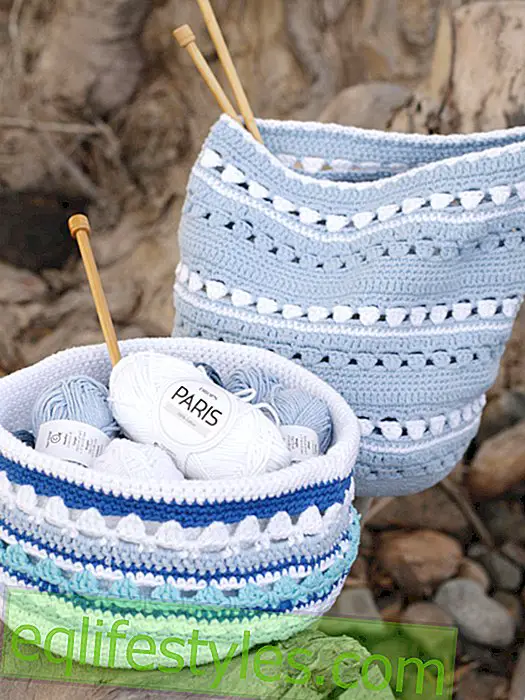 Fashion - So easy to crochet these storage baskets