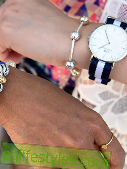 Watches in a striped look: That's what the summer of 2015 is all about