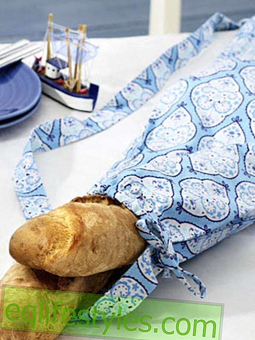 Sewing bread bag: Simple instructions