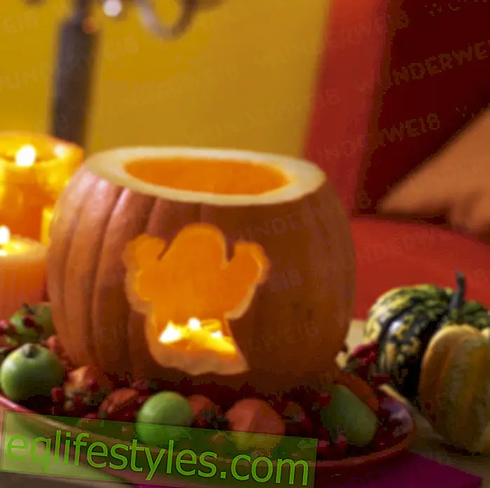 Halloween: Flickering Pumpkin Ghost