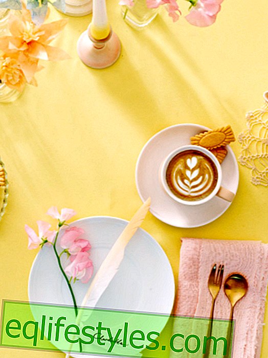 vivre: DIY: jolie décoration de table au pastel