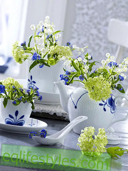 live: Royal Copenhagen dishes with flowers