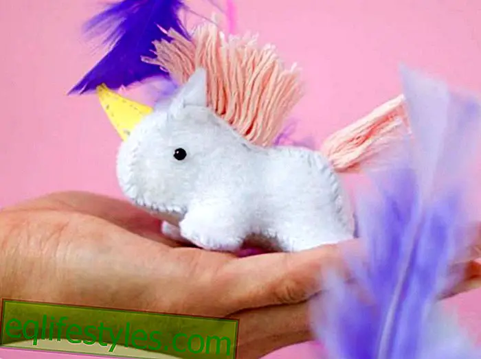 Do it yourself instructions for a cute plush mini unicorn