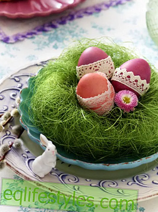 live: Crafting ideas for Easter - that's how green it gets