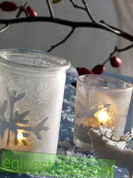 Frosty lanterns: It's that easy