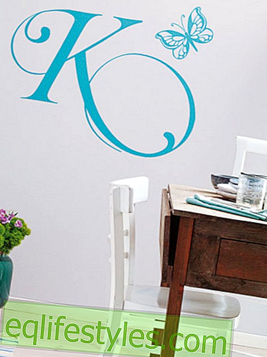 Letters decoration: smart with characters