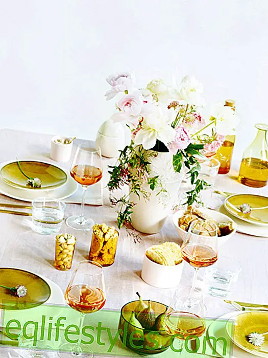 Moderne, middelhavsstil og elegant: et bord dekker deg