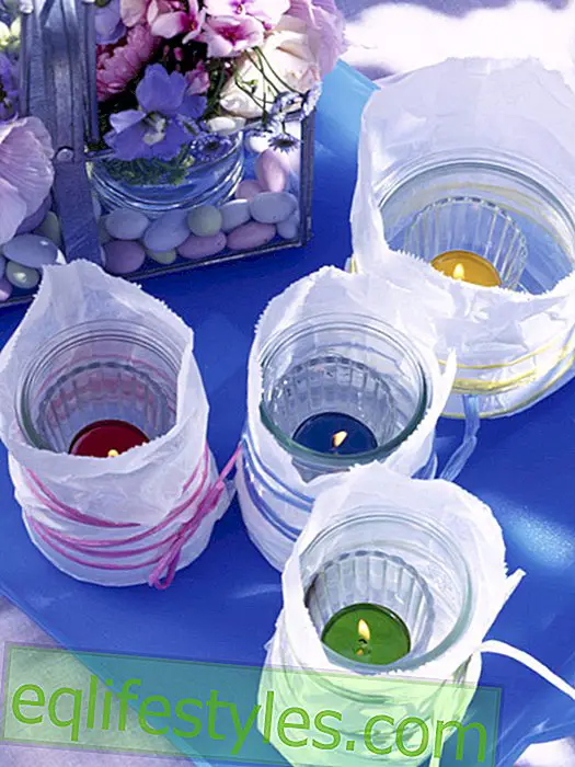 vivre - Lanternes colorées dans des sacs