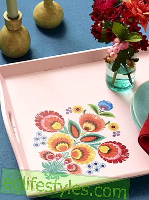 live - Design a tray in a folklore look