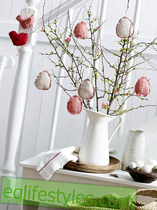 vivre: Conseil DIY: Cinq idées de décoration de Pâques avec des restes de tissu