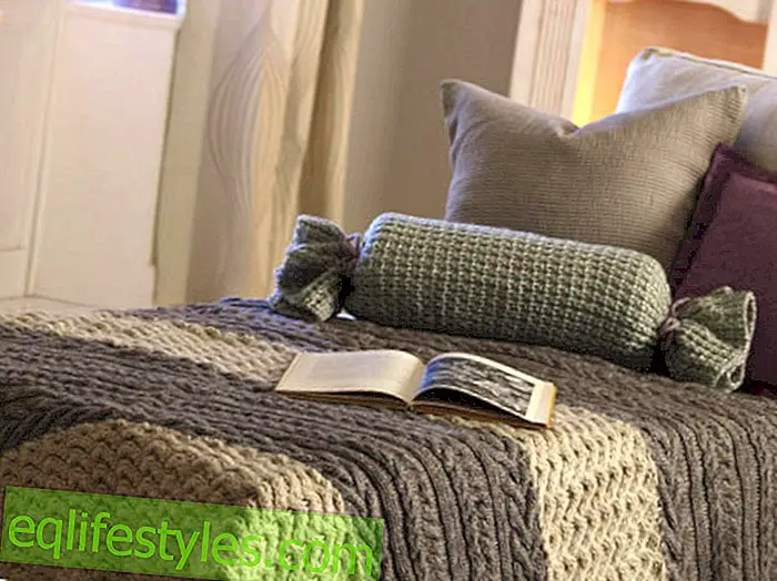 Хайде какви инструкции за плетене на вълна: Възглавници и кариран за спалнята