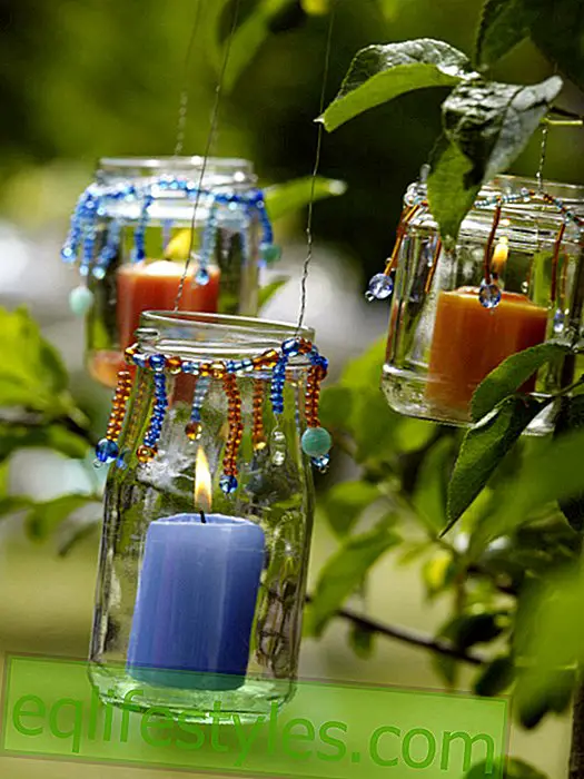 Così romantico: lanterne per la festa in giardino