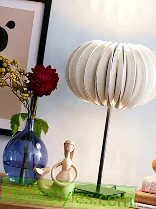 Make your own lamp: cute DIY idea for the home