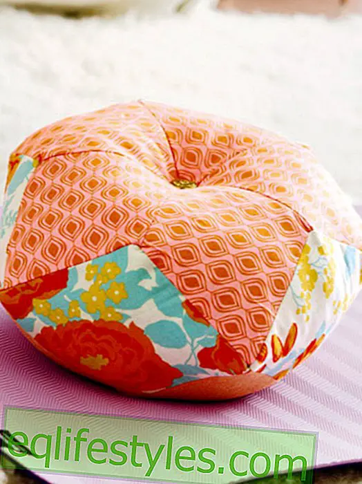 live - Sewing yoga cushions yourself: That's how it works