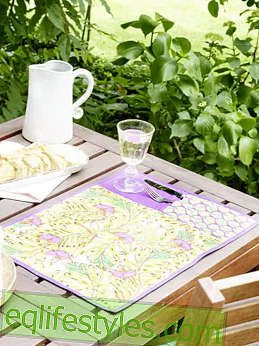 Instructions for a summery placemat