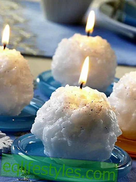 live - Snowball Candle