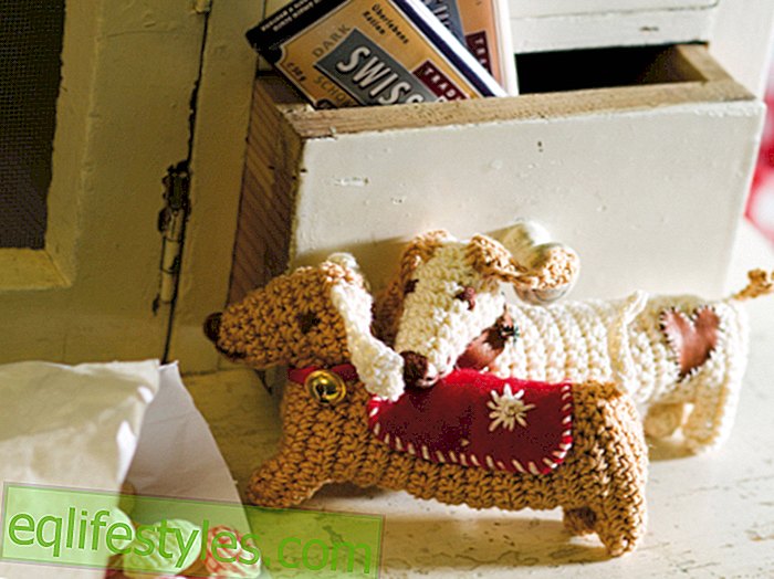 Crochet Pattern You can crochet this pair of dachshunds yourself