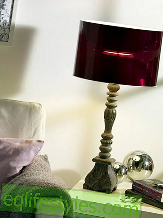 לחיות: מסך מנורה מודרני עם רגל ישנה, 2009