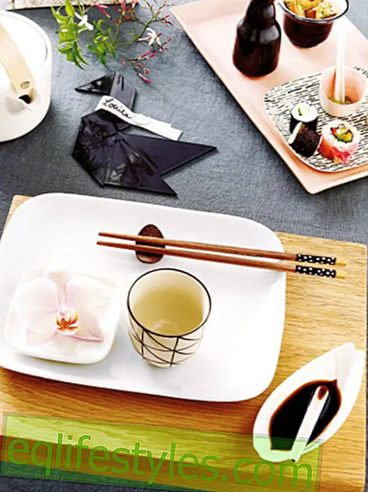 Dekoracija stola kao u omiljenom sushi baru