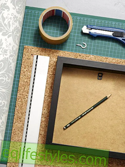 Step by step: Instructions for a pin board