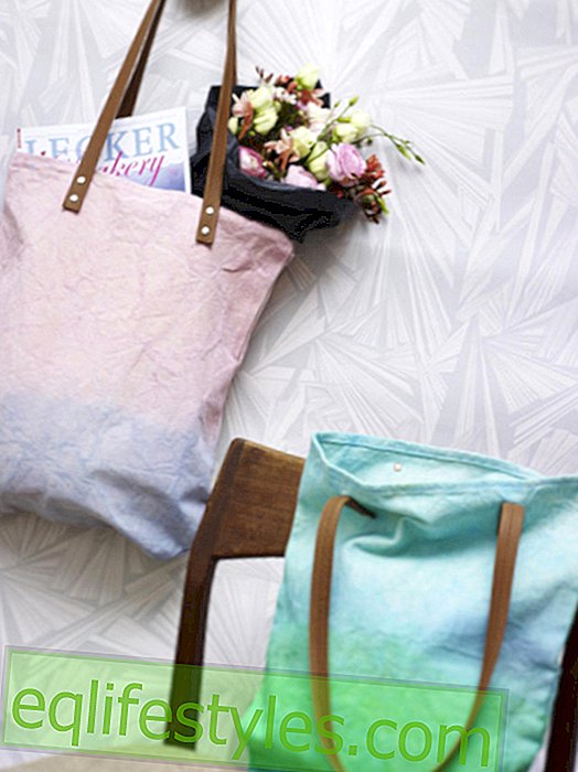 live - Trendy shopping bags with gradient make it yourself