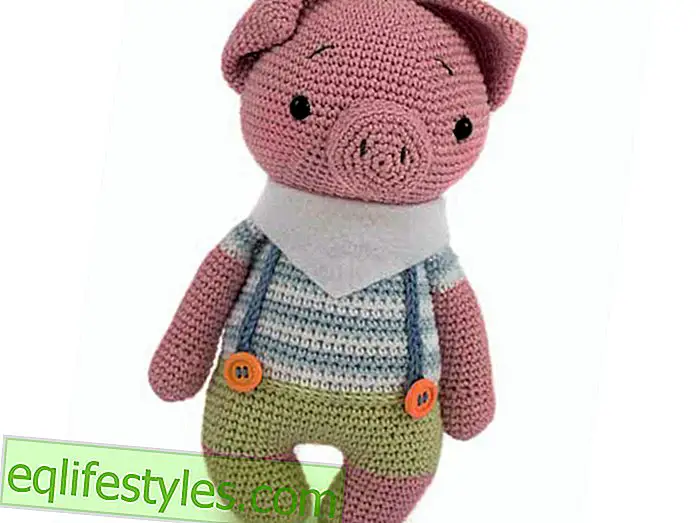 For big and small crochet instructions for a cute piggy