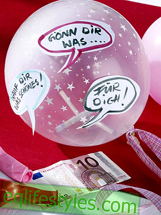 Money present in the balloon