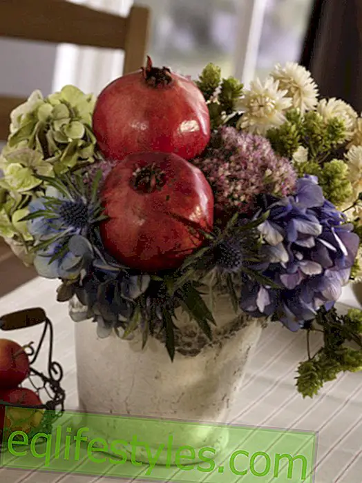 live - 6 autumn decoration ideas with pomegranates